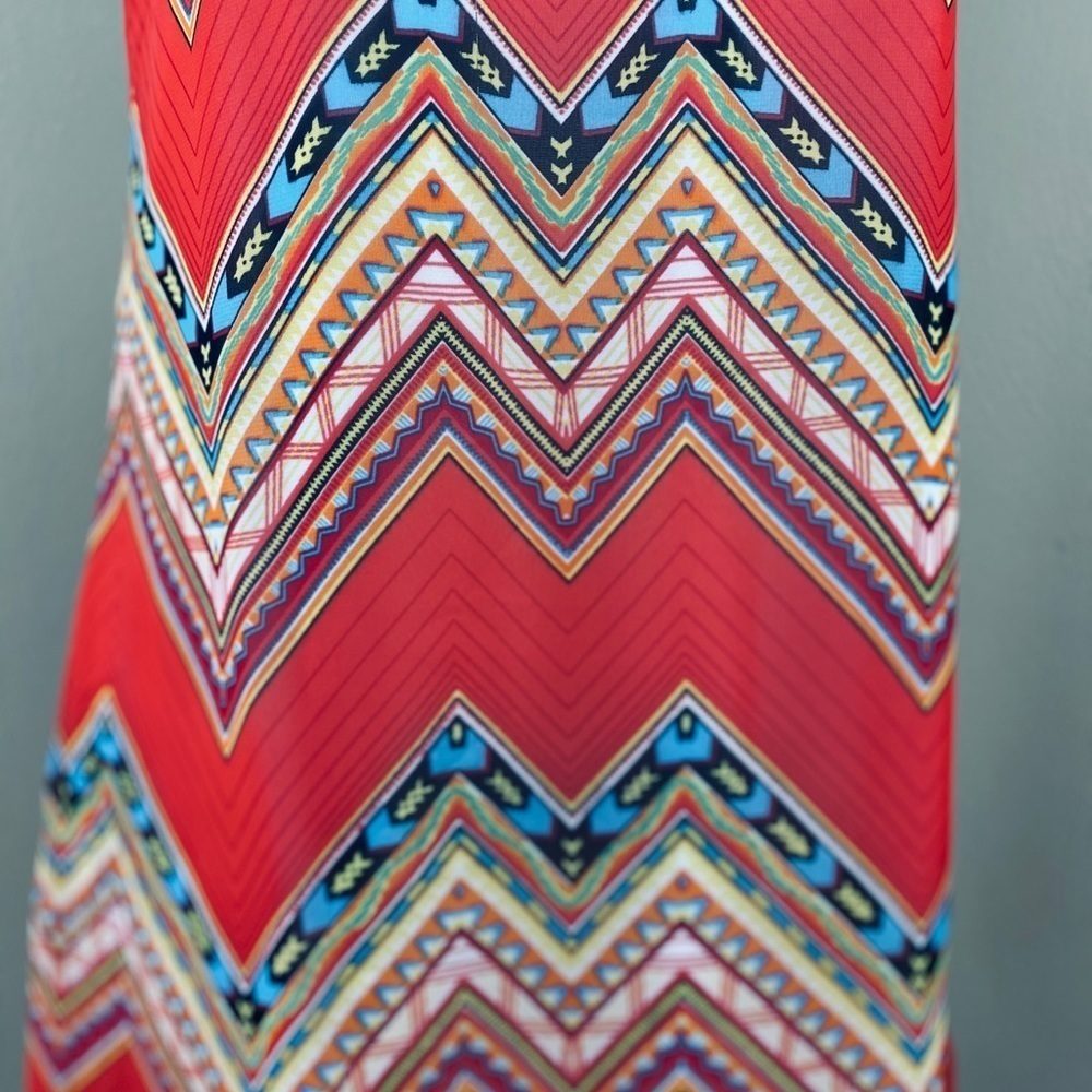Annianna summer Dress. Sz. L. Multi colors. - Picture 2 of 8